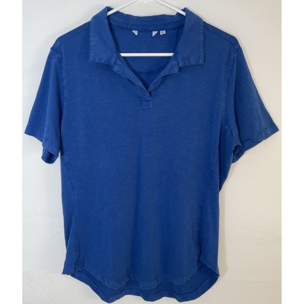 NWOT Women's Johnnie-O Golf Polo Shirt - Coastal‎ Wash - Royal Blue - Large